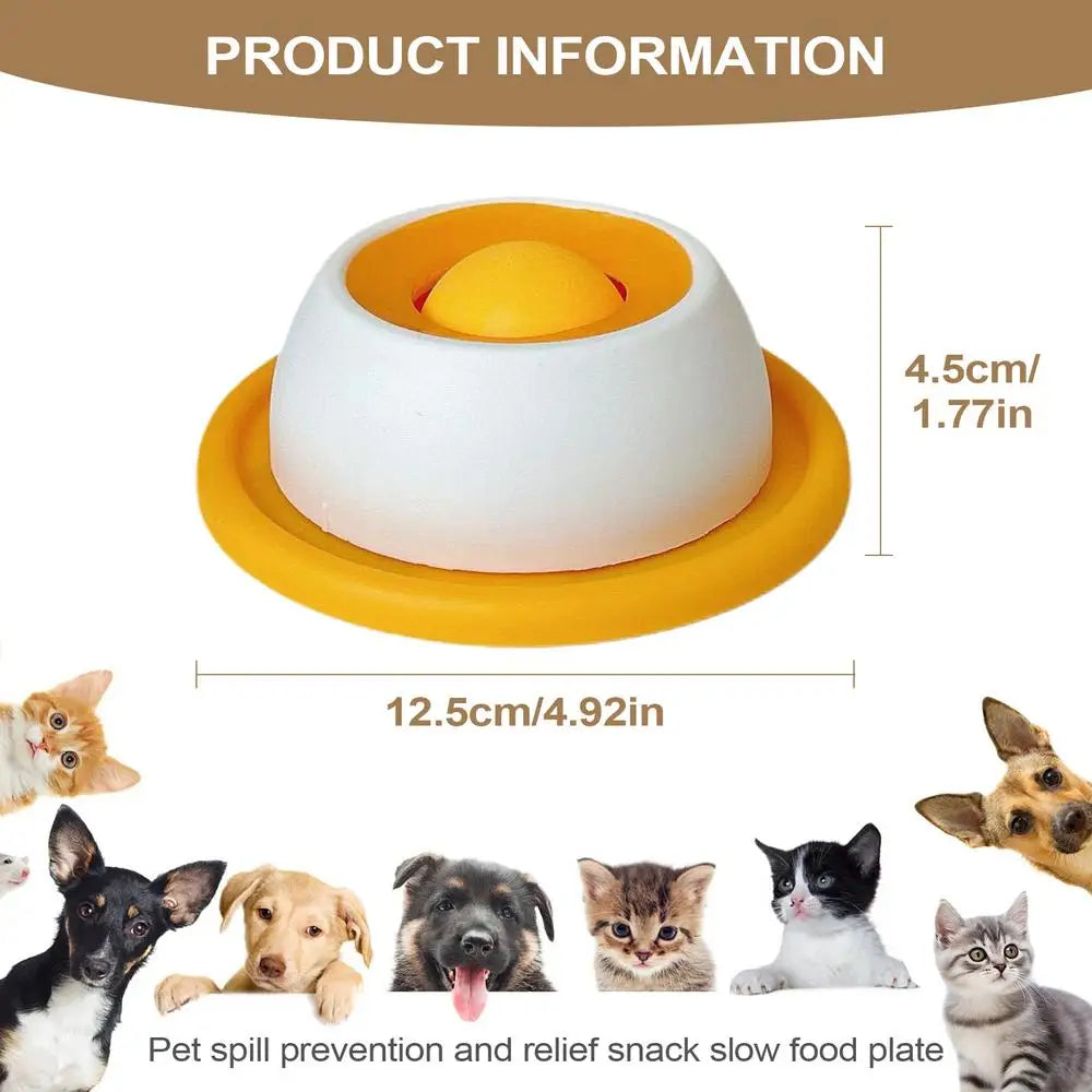 Dog Treat Puzzle Toy – Slow Feeder Bowl for Puppies and Cats