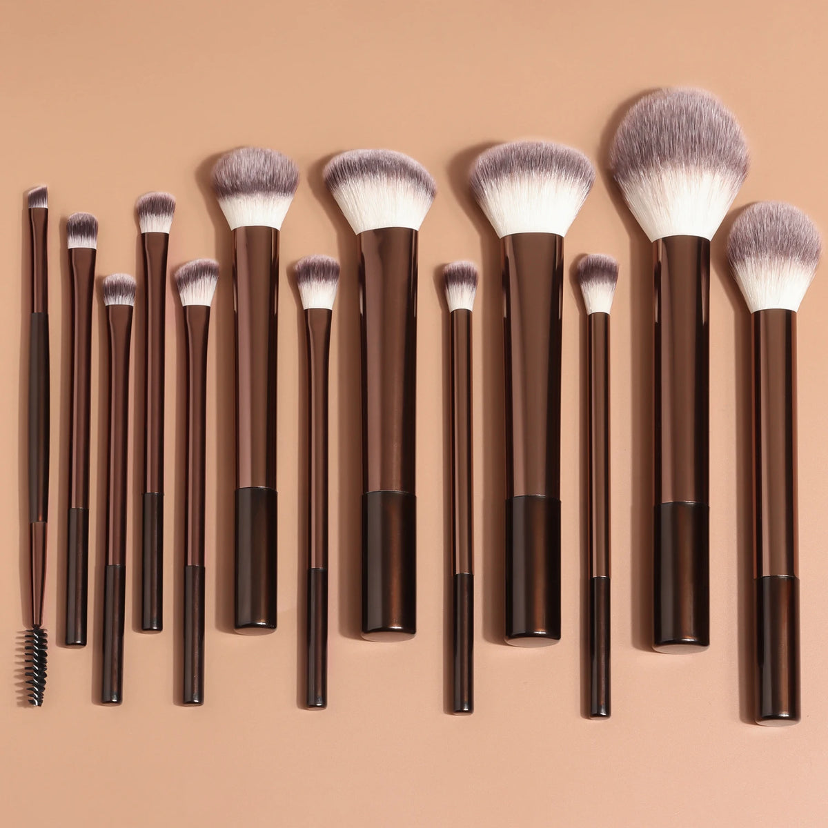 13-Piece Makeup Brush Set – Foundation, Concealer, Eyeshadow, Blush & Kabuki Brushes