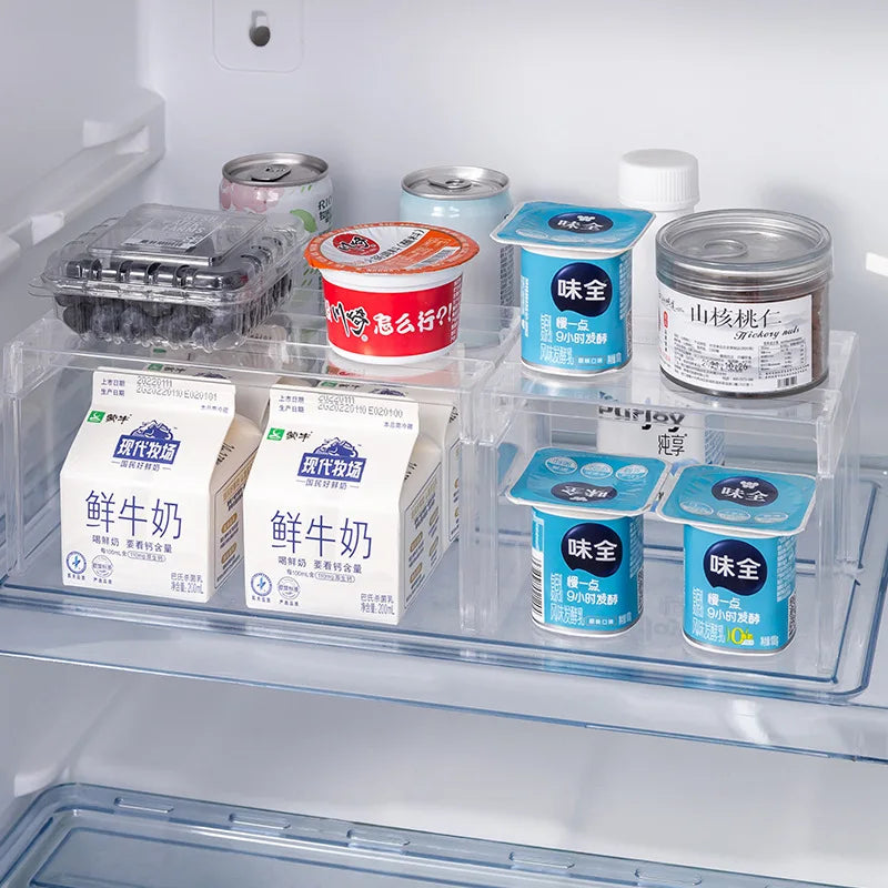 Clear Expandable Cabinet Organizer – Spice Rack and Dish Divider for Kitchen and Bathroom