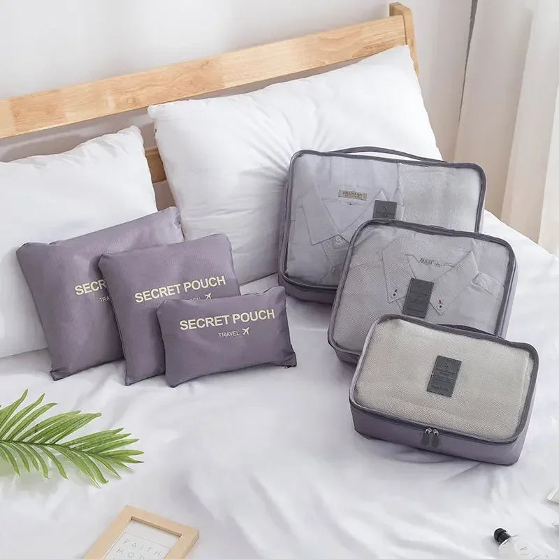 Travel Organizer Storage Bags – Luggage Packing Bags for Clothes and Shoes
