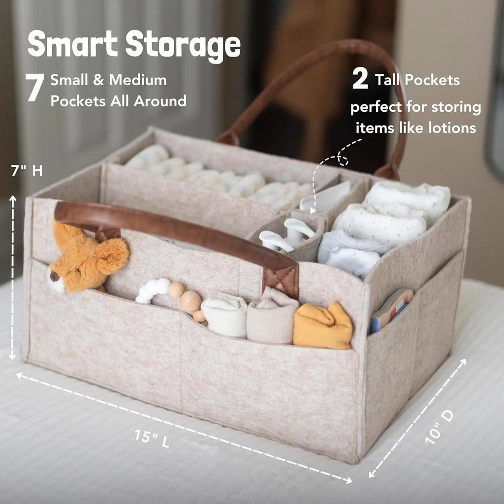 Felt Diaper Caddy