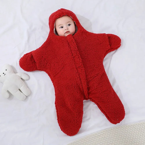 Baby Starfish Fleece Snowsuit with Hooded Zip