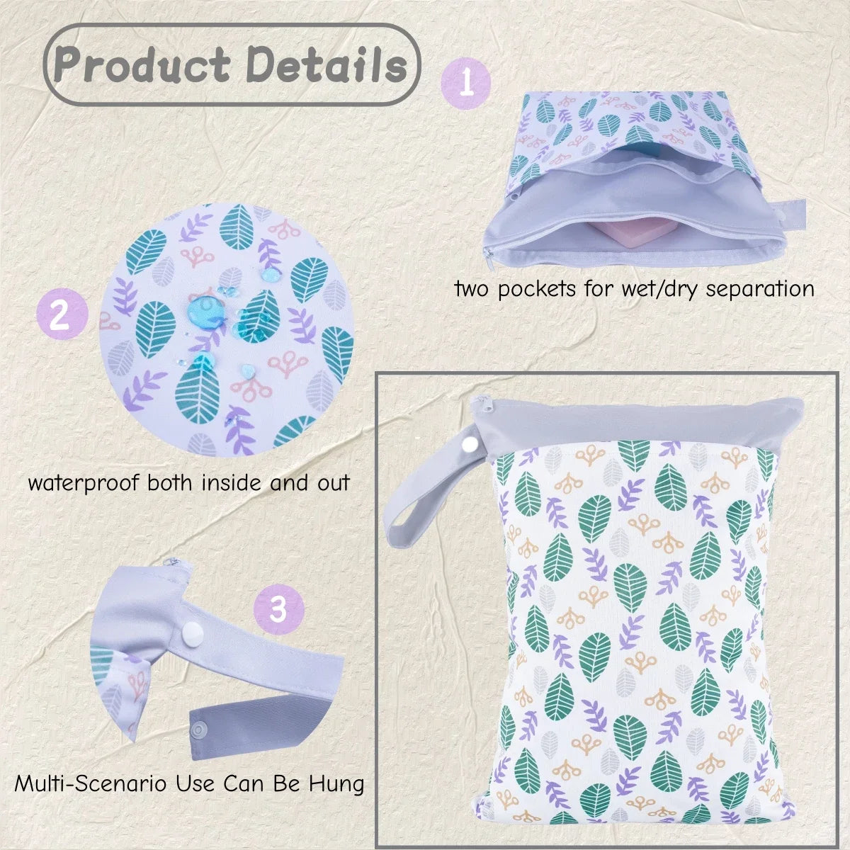 Reusable Wet & Dry Bag
