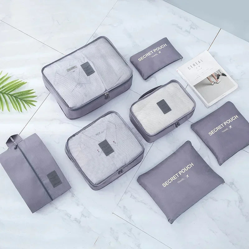 Travel Organizer Storage Bags – Luggage Packing Bags for Clothes and Shoes