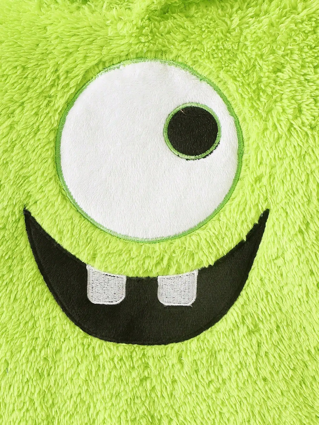 Baby Monster Knit Romper with Demon Ear Hat