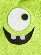 Baby Monster Knit Romper with Demon Ear Hat