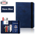 Passport Holder Wallet Cover Case – RFID Blocking Travel Wallet for Women and Men