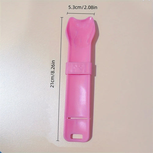 Cat Treat Squeeze Spoon Feeder – Lickable Wet Treat Dispenser for Cats