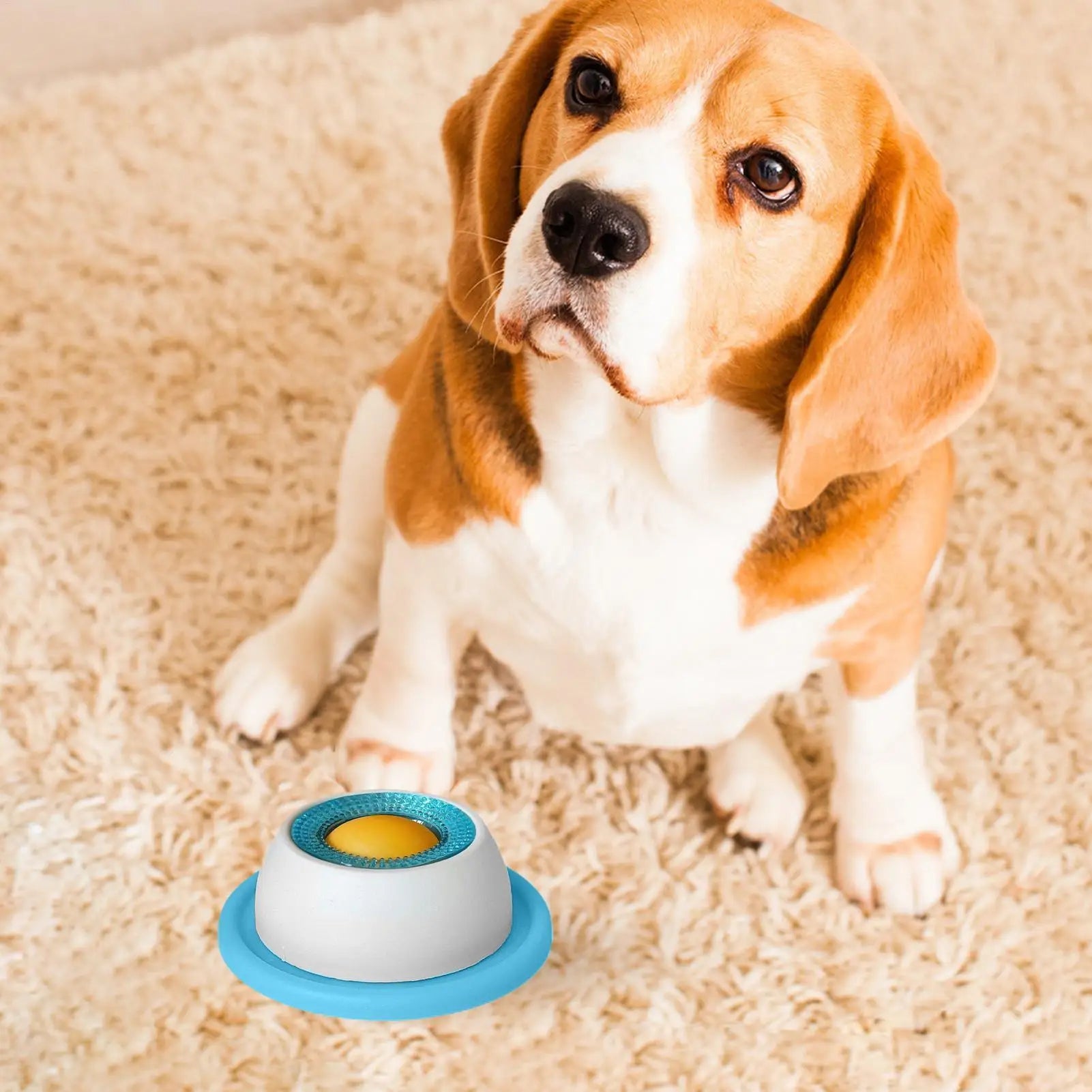 Dog Treat Puzzle Toy – Slow Feeder Bowl for Puppies and Cats