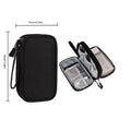 Travel Cable Storage Organizer Pouch – Waterproof Double-Layer Tech Bag for Cables, Chargers, and Accessories