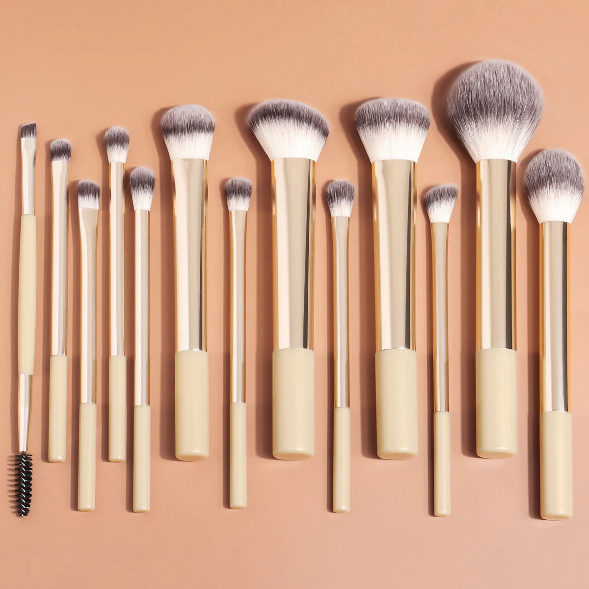 13-Piece Makeup Brush Set – Foundation, Concealer, Eyeshadow, Blush & Kabuki Brushes