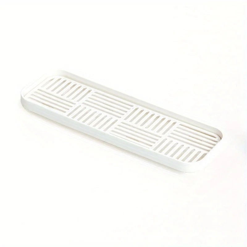 Kitchen Sink Organizer with Drain Tray – Sponge Holder and Countertop Dish Drainer