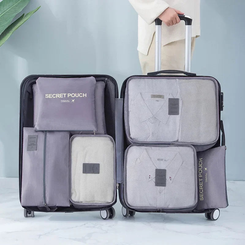 Travel Organizer Storage Bags – Luggage Packing Bags for Clothes and Shoes