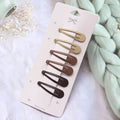 Korean Hair Clips for Women – Side Pins, Duckbill & Flat Clips Set (6pcs)