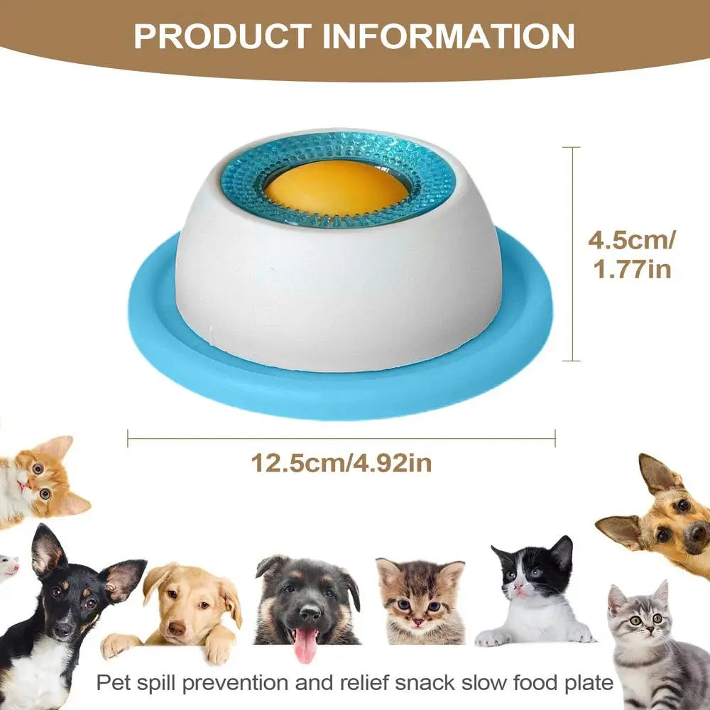 Dog Treat Puzzle Toy – Slow Feeder Bowl for Puppies and Cats